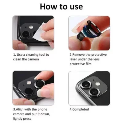 محافظ لنز دوربین آیفون 12 پرو مکس اپل مدل رینگی Camera Lens Ring iPhone 12 Pro Max