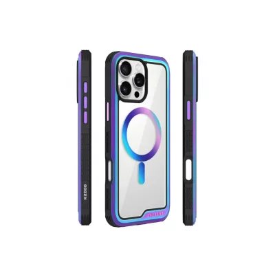 کاور مگ سیف ضد ضربه شفاف آیفون 16 پرو مکس کی زد دوو KZDOO MAG ARES SPORT iPhone 16 Pro Max