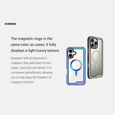 قاب آیفون 16 مگ سیف ( کاور ) کی زد دوو KZDOO MAG ARES SPORT iPhone 16