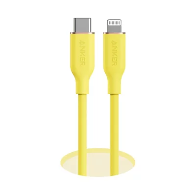 کابل شارژ آیفون لایتنینگ به تایپ سی انکر Anker 641 A8663 طول 1.8 متر