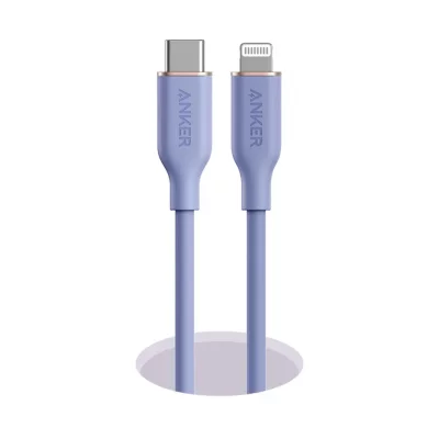 کابل شارژ آیفون لایتنینگ به تایپ سی انکر Anker 641 A8663 طول 1.8 متر
