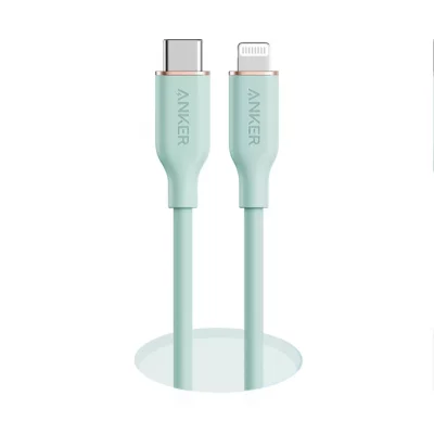 کابل شارژ آیفون لایتنینگ به تایپ سی انکر Anker 641 A8663 طول 1.8 متر