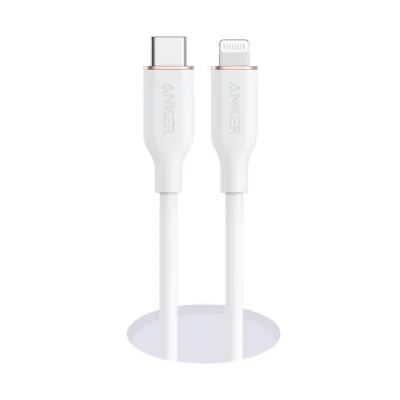 کابل شارژ آیفون لایتنینگ به تایپ سی انکر Anker 641 A8663 طول 1.8 متر
