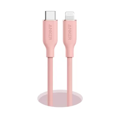کابل شارژ آیفون لایتنینگ به تایپ سی انکر Anker 641 A8663 طول 1.8 متر