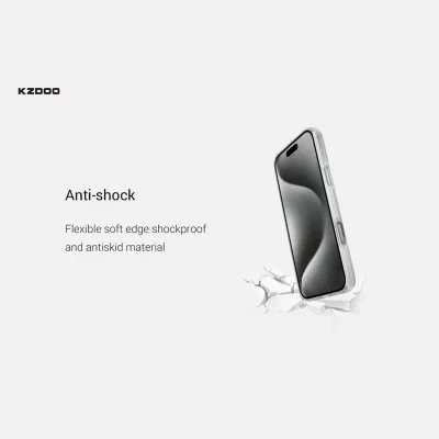 قاب آیفون 16 ( کاور ) شفاف کی‌ زد دوو مدل KZDOO GUARDIAN iPhone 16
