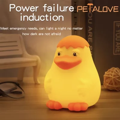 چراغ خواب فانتزی سیلیکونی طرح اردک خیکی چاقالو Duck