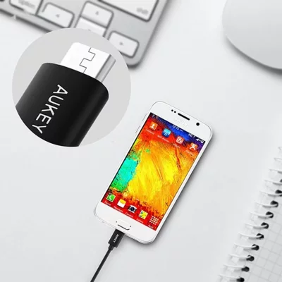 کابل شارژ میکرو یو اس بی آکی AUKEY CB-D9 طول 2 متر