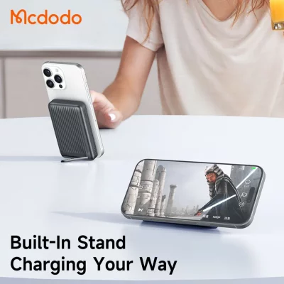 پاوربانک مگ سیف وایرلس 30 وات مک دودو ظرفیت 10000 میلی آمپر Mcdodo Qi2 MC-781