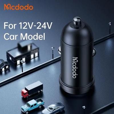 شارژر فندکی با کابل شارژ آیفون لایتنینگ 30 وات مک دودو Mcdodo CC-7492