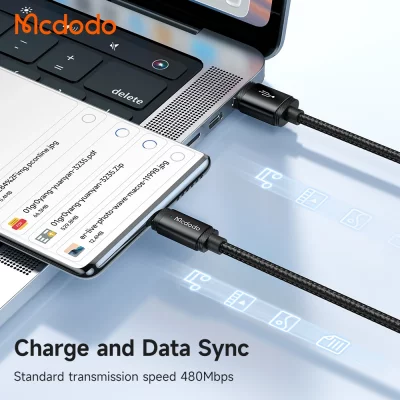 کابل شارژ تایپ سی 120 وات توربو مک دودو Mcdodo CA-473 طول 1.5 متر