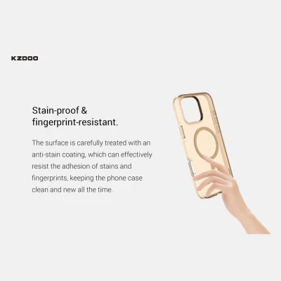 قاب آیفون 16 پرو مگ سیف شفاف ( کاور ) کی‌ زد دوو مدل KZDOO ICEGUARD iPhone 16 Pro