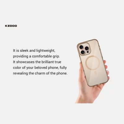 قاب آیفون 16 پرو مکس مگ سیف شفاف ( کاور ) کی‌ زد دوو مدل KZDOO ICEGUARD iPhone 16 Pro Max
