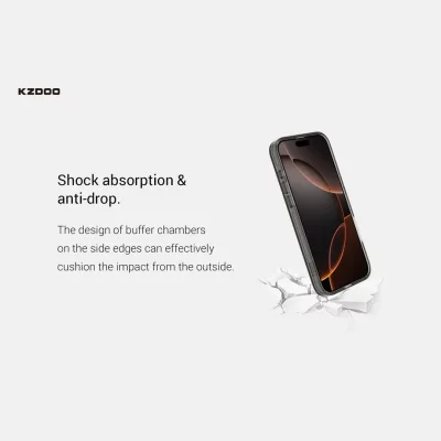 قاب آیفون 16 پرو مکس مگ سیف شفاف ( کاور ) کی‌ زد دوو مدل KZDOO ICEGUARD iPhone 16 Pro Max