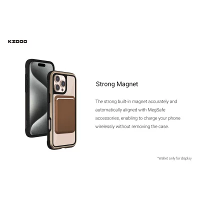 کاور مگ سیف ضد ضربه آیفون 16 پرو مکس کی زد دوو KZDOO MAG ARES iPhone 16 Pro Max