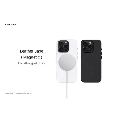 قاب آیفون 16 پرو مگ سیف چرمی ( کاور ) کی زد دوو  KZDOO MAG NOBLE iPhone 16 Pro