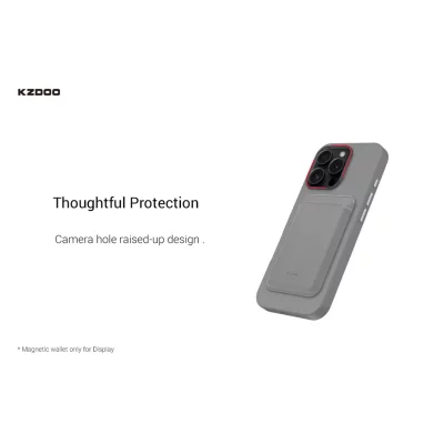 قاب آیفون 16 پرو مگ سیف چرمی ( کاور ) کی زد دوو  KZDOO MAG NOBLE iPhone 16 Pro