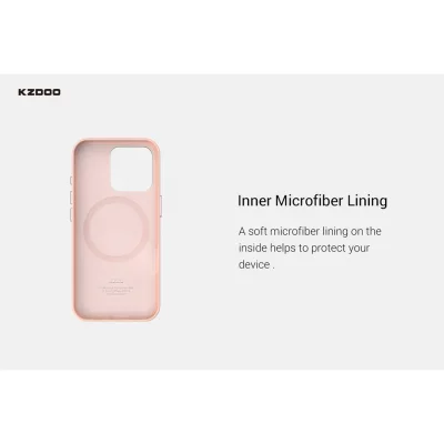قاب آیفون 16 پرو مگ سیف چرمی ( کاور ) کی زد دوو  KZDOO MAG NOBLE iPhone 16 Pro