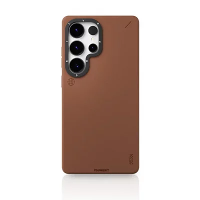قاب اس 24 اولترا ( کاور ) مگ سیف چرمی یانگ کیت Youngkit Simple Matte Leather MagSafe S24 Ultra