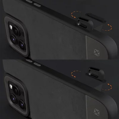 قاب آیفون 16 پرو مکس ( کاور ) مگ سیف چرمی اصلی کجسا KAJSA Snake iPhone 16 Pro Max