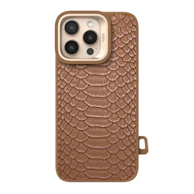 قاب آیفون 16 پرو مکس ( کاور ) مگ سیف چرمی اصلی کجسا KAJSA Snake iPhone 16 Pro Max