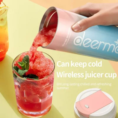 مخلوط کن شارژی ( شیکر ) و ماگ درما شیائومی Xiaomi Deerma DEM-NU90