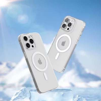 قاب آیفون 16 ( کاور ) مگ سیف شفاف یانگ کیت ICE Crystal Clear iPhone 16