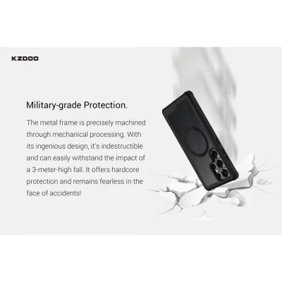 قاب سامسونگ اس 25 اولترا ( کاور ) مگ سیف کی زد دوو KZDOO MAG ARES SPORT S25 Ultra