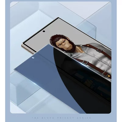 گلس محافظ صفحه پرایوسی (امنیتی) اس 24 اولترا بلوئو BLUEO Privacy Anti-PEEP Glass S24 Ultra