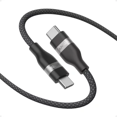 کابل شارژ تایپ سی 240 وات انکر مدل Anker USB-C A82E2 طول 0.9 متر