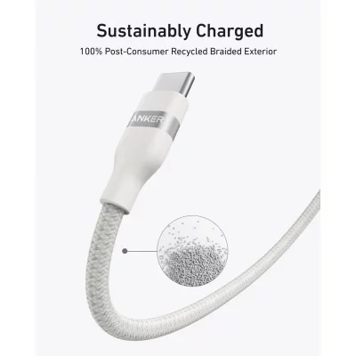 کابل شارژ تایپ سی 240 وات انکر مدل Anker USB-C A82E2 طول 0.9 متر