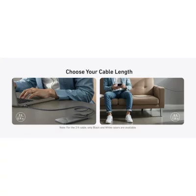 کابل شارژ تایپ سی 240 وات انکر مدل Anker USB-C A82E2 طول 1.8 متر