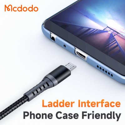 کابل میکرو یو اس بی 3 آمپر مک دودو مدل Mcdodo MicroUSB  CA-2280 طول 0.2 متر