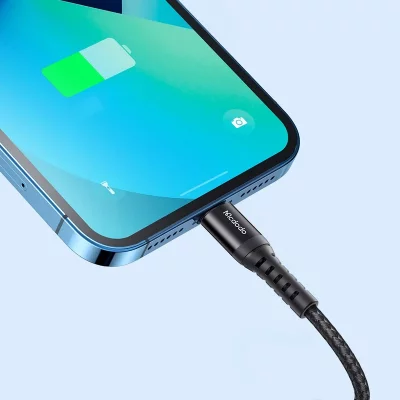 کابل شارژ آیفون لایتنینگ 3 آمپر مک دودو مدل Mcdodo Lightning 3A CA-2263 طول 3 متر