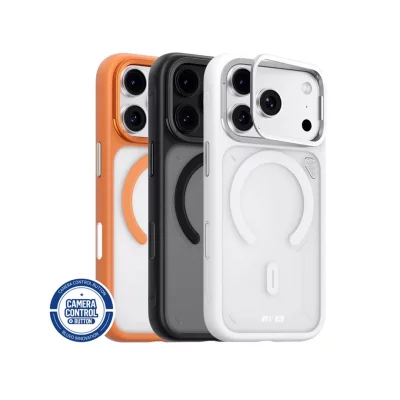قاب آیفون 17 پرو مکس مگ سیف با پایه استند بلوئو Frosted Heat MagSafe iPhone 17 Pro Max