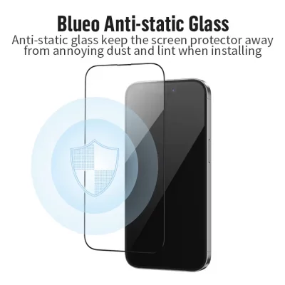 گلس آیفون 13 و 13 پرو و 14 شفاف بلوئو BLUEO 2.5D Basic iPhone 13/13 Pro/14