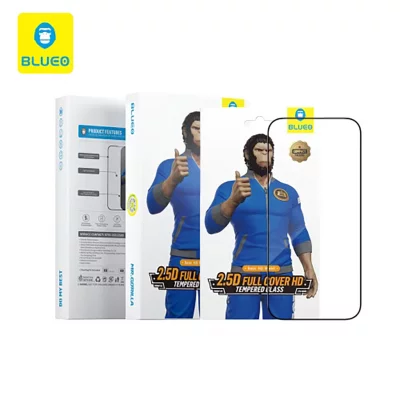 گلس آیفون 13 و 13 پرو و 14 و 16E شفاف بلوئو BLUEO 2.5D Basic iPhone 13/13 Pro/14/16E