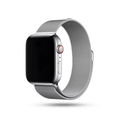 بند اپل واچ میلانس فلزی طرح Milanese Loop - تمامی سایزها - رنگ بندی