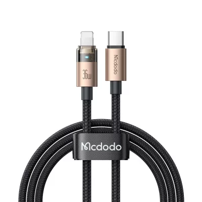 کابل شارژ آیفون تایپ سی به لایتنینگ 36 وات کارپلی مک دودو مدل Mcdodo CA-694 طول 1.2 متر