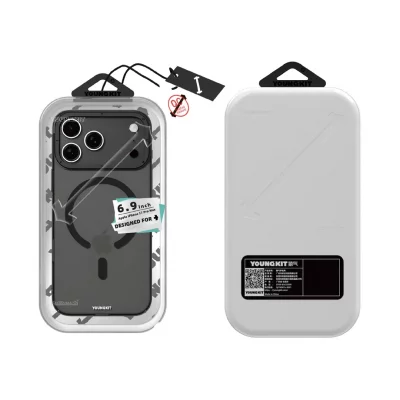 کاور مگ سیف شفاف یانگ کیت مدل Crystal Shield MagSafe مناسب آیفون 17 پرومکس اپل iPhone 17 Pro Max