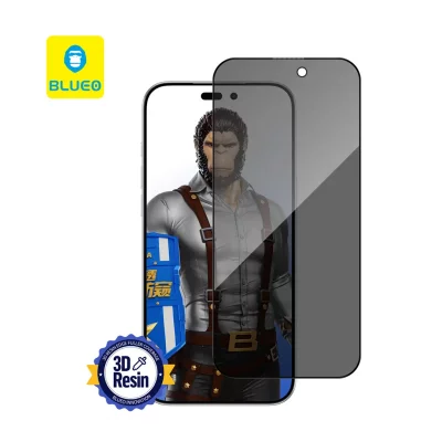 گلس آیفون 17 و آیفون 17 پرو و 16 پرو پرایوسی با کیت نصب اتوماتیک بلوئو Privacy Anti-Peep iPhone 17/17 Pro/16 Pro