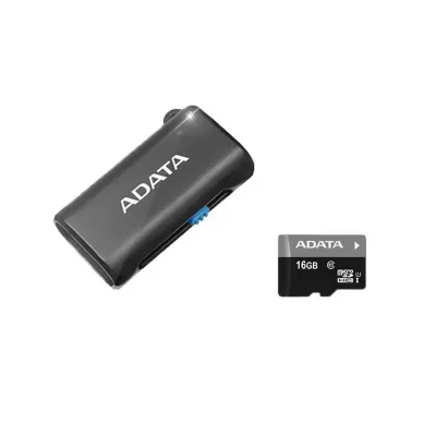 کارت حافظه microSDHC ای دیتا Premier با میکرو ریدر ظرفیت 16 گیگابایت