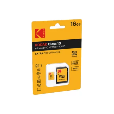 کارت حافظه microSDHC کداک با آداپتور SD ظرفیت 16 گیگابایت
