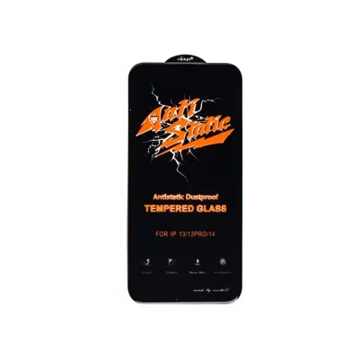 گلس آیفون 13 و 13 پرو و 14 شفاف آنتی استاتیک شیشه ای میوتبل iPhone 13/13 Pro/14