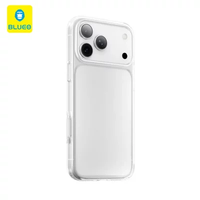 قاب آیفون 17 نرمال شفاف بلوئو BLUEO Crystal+ iPhone 17