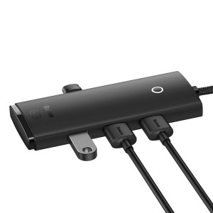 هاب 4 پورت یو‌اس‌بی بیسوس مدل Lite Series 4-Port USB-A Hub WKQX030001