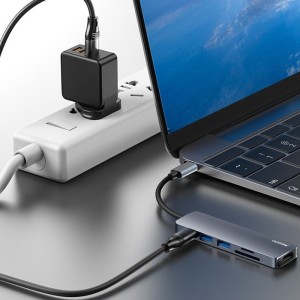 هاب 6 پورت یسیدو مدل Yesido 6 in 1 USB-C Dock Station Hub