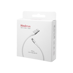 کابل تایپ‌سی هادرون مدل Hadron USB-A to USB-C A-C02 طول 1 متر