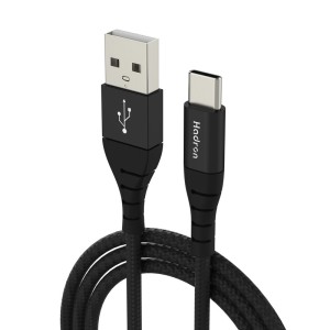 کابل تایپ‌سی هادرون مدل Hadron USB-A to USB-C A-C02 طول 1 متر