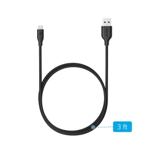 کابل میکرو انکر مدل Anker PowerLine Micro USB A8132 طول 0.9 متر