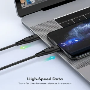 کابل تایپ‌سی به لایتنینگ راوپاور مدل USB-C Lightning RP-CB1018 طول 2 متر